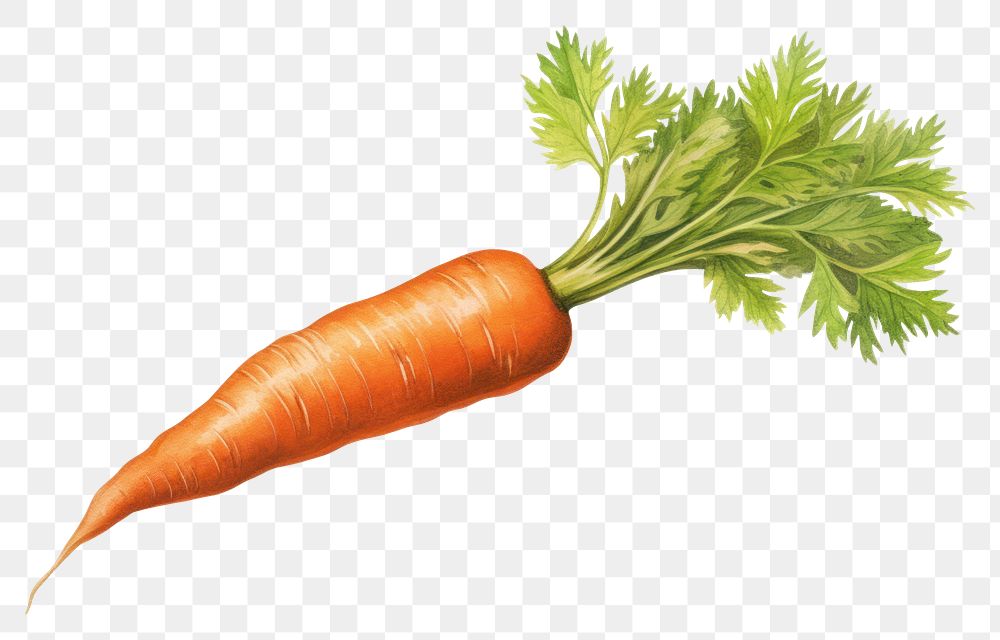 PNG Vintage Carrot carrot vegetable. 