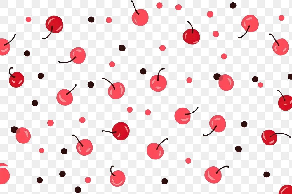 PNG Cherries pattern backgrounds cherry. AI generated Image by rawpixel.