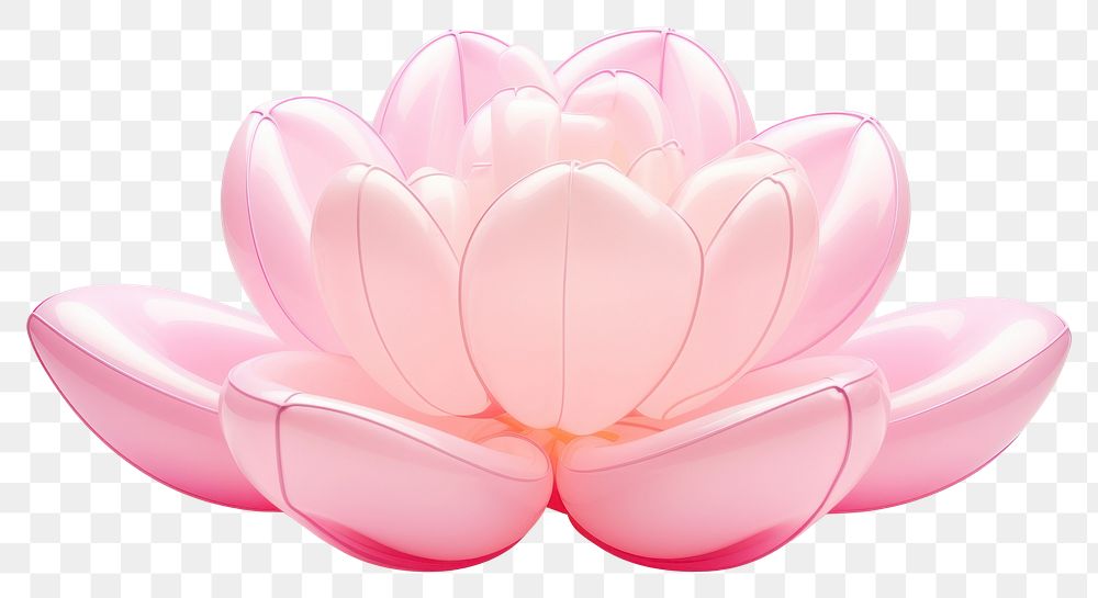 PNG Lotus flower petal plant white background. AI generated Image by rawpixel.