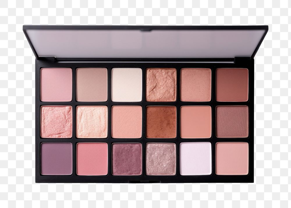 PNG  Makeup Palette palette cosmetics white background. AI generated Image by rawpixel.