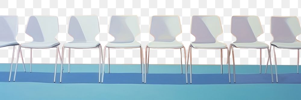 PNG White chairs furniture room architecture. AI generated Image by rawpixel.
