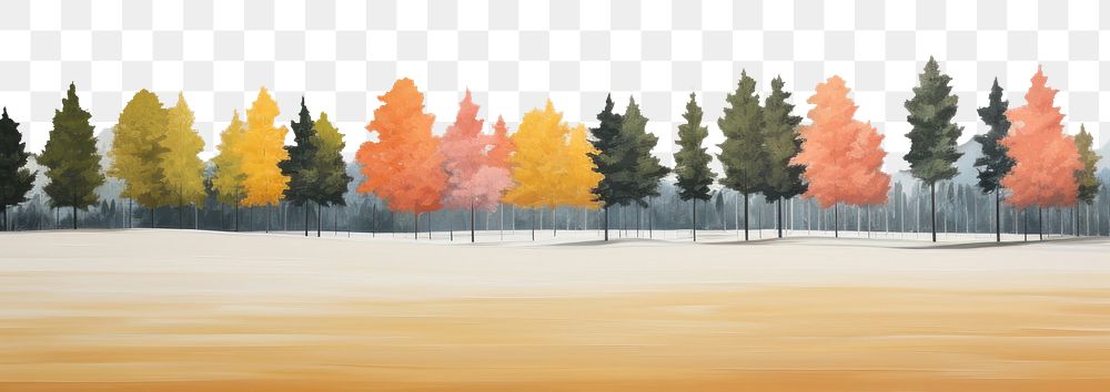 PNG Park city landscape outdoors painting. AI generated Image by rawpixel.