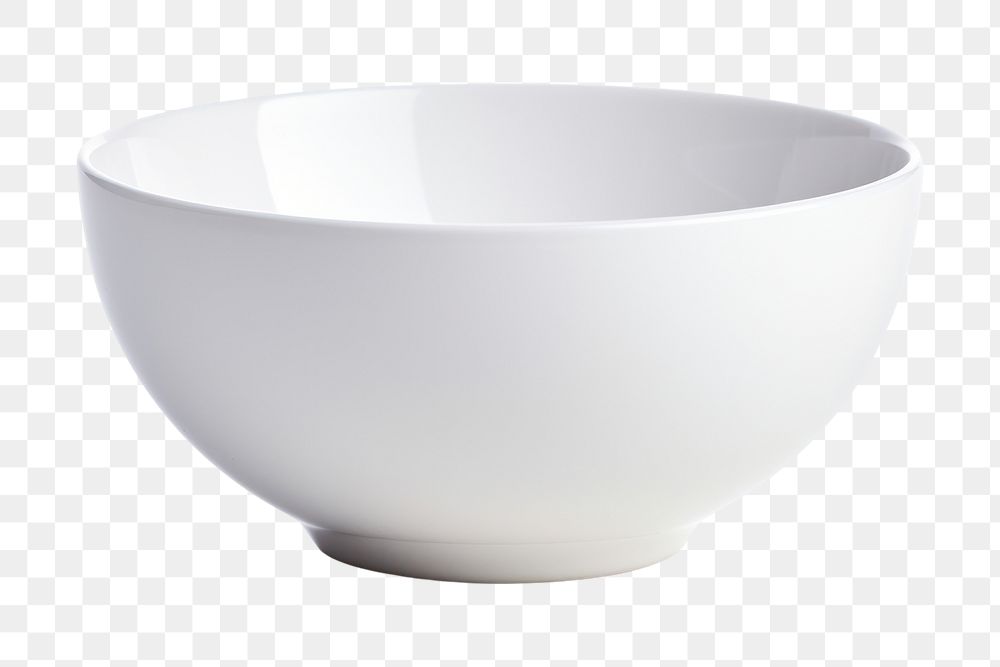 PNG  Bowl porcelain white white background. AI generated Image by rawpixel.