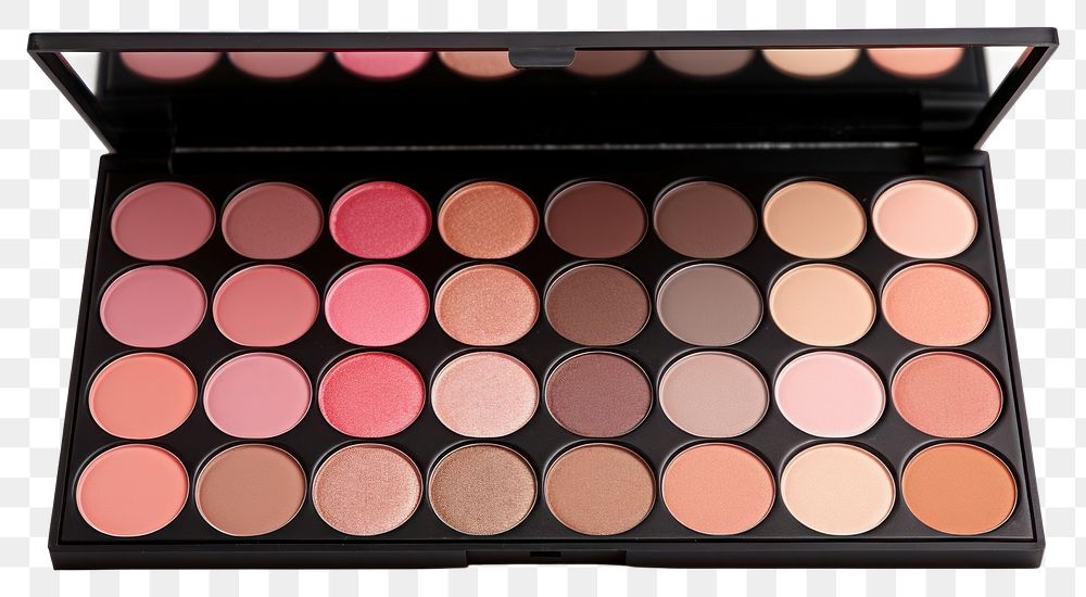 PNG  Makeup Palette palette cosmetics white background. AI generated Image by rawpixel.