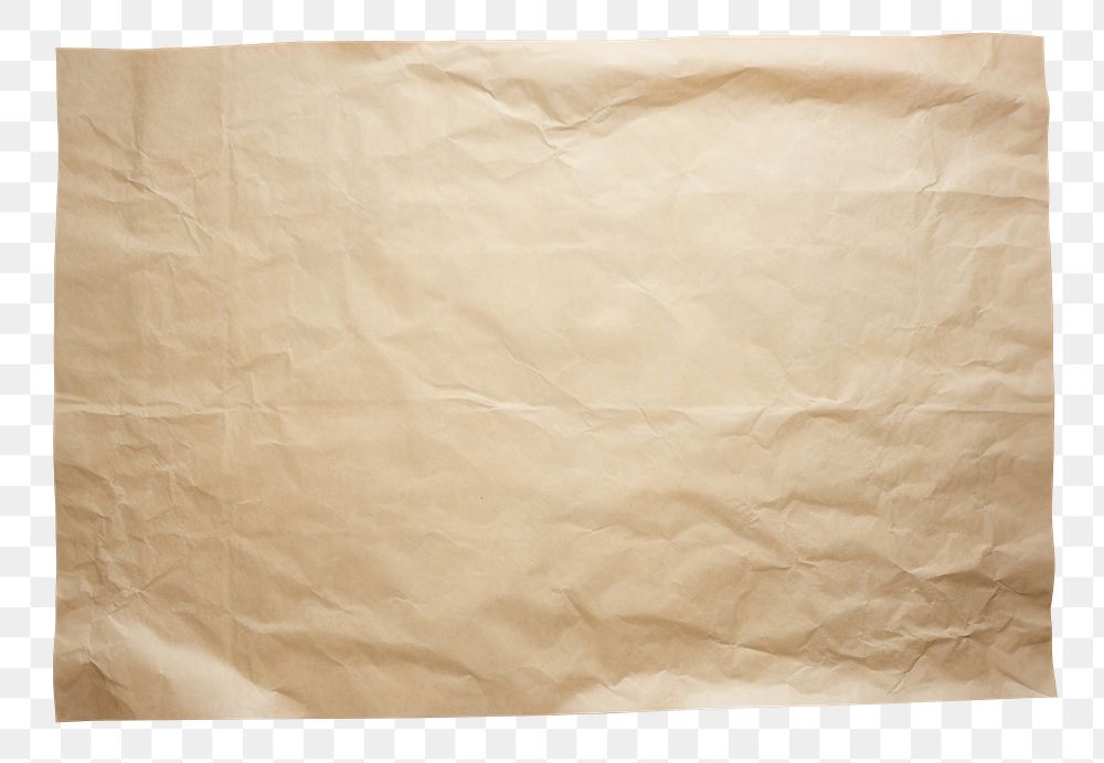 PNG Paper wrinkled brown parchment. AI generated Image by rawpixel.