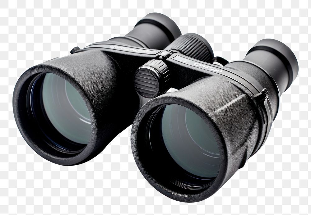 PNG  Black binoculars white background appliance device. AI generated Image by rawpixel.