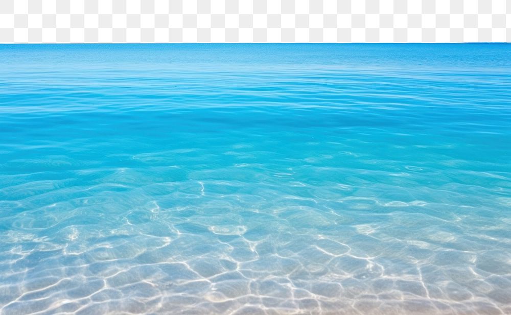 PNG  Blue water border sea backgrounds outdoors. AI generated Image by rawpixel.