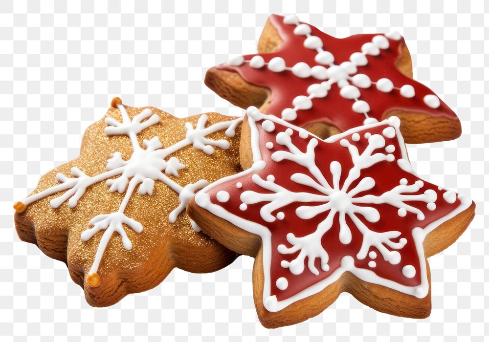 PNG Christmas cookie gingerbread dessert