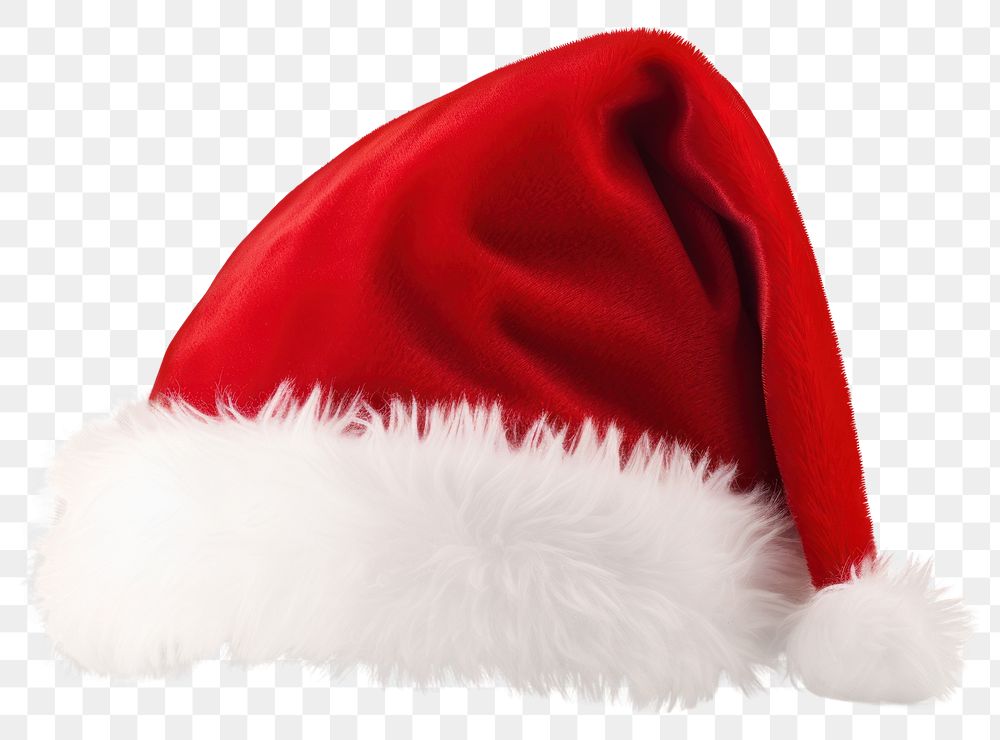 PNG Christmas white cap white background
