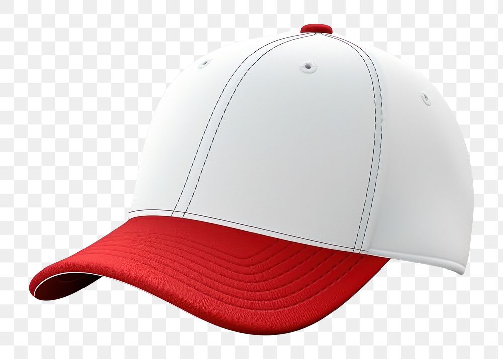 PNG Baseball cap white background headwear. AI generated Image by rawpixel.