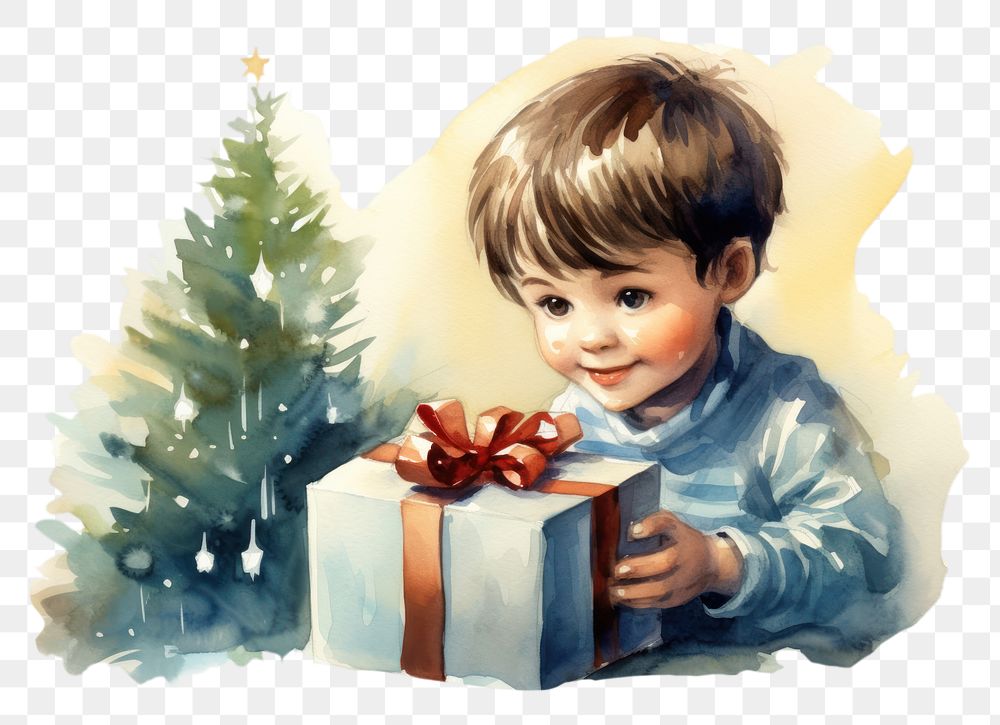 PNG Christmas portrait cartoon cute. AI generated Image by rawpixel.