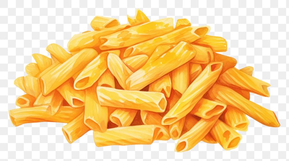 PNG Macaroni pasta food white background freshness. AI generated Image by rawpixel.
