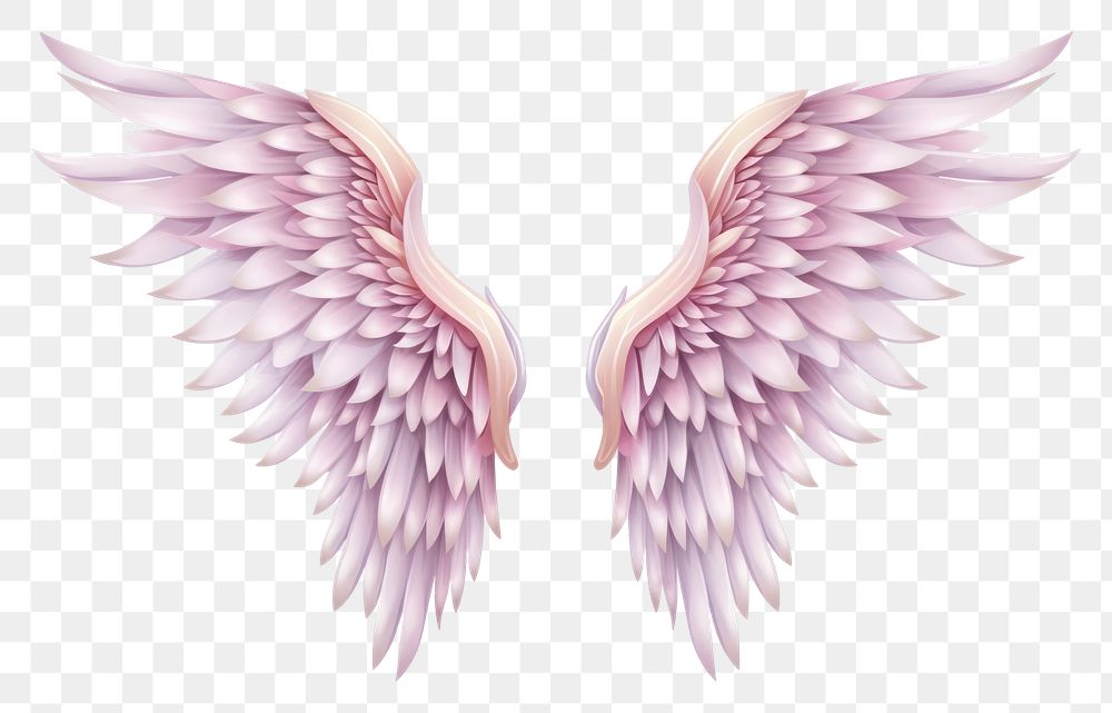 PNG Angel wings white background creativity chandelier