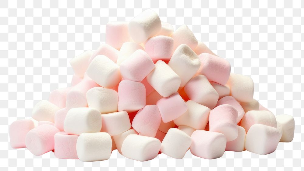 PNG Marshmallows confectionery candy pill. AI generated Image by rawpixel.