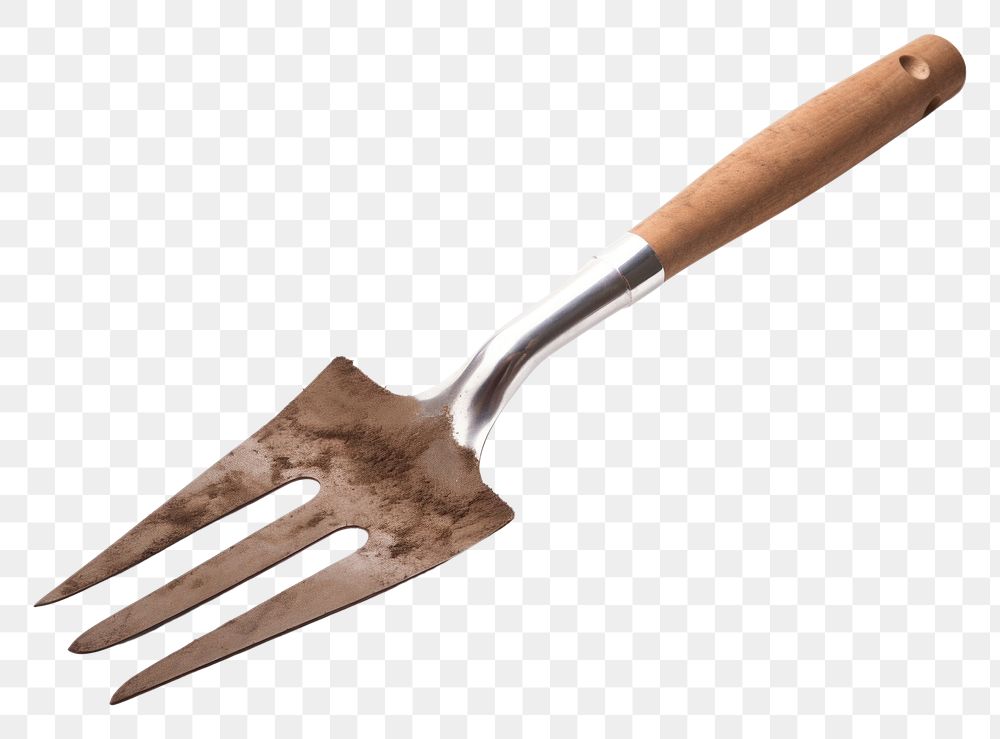 PNG  Trowel tool fork white background. AI generated Image by rawpixel.