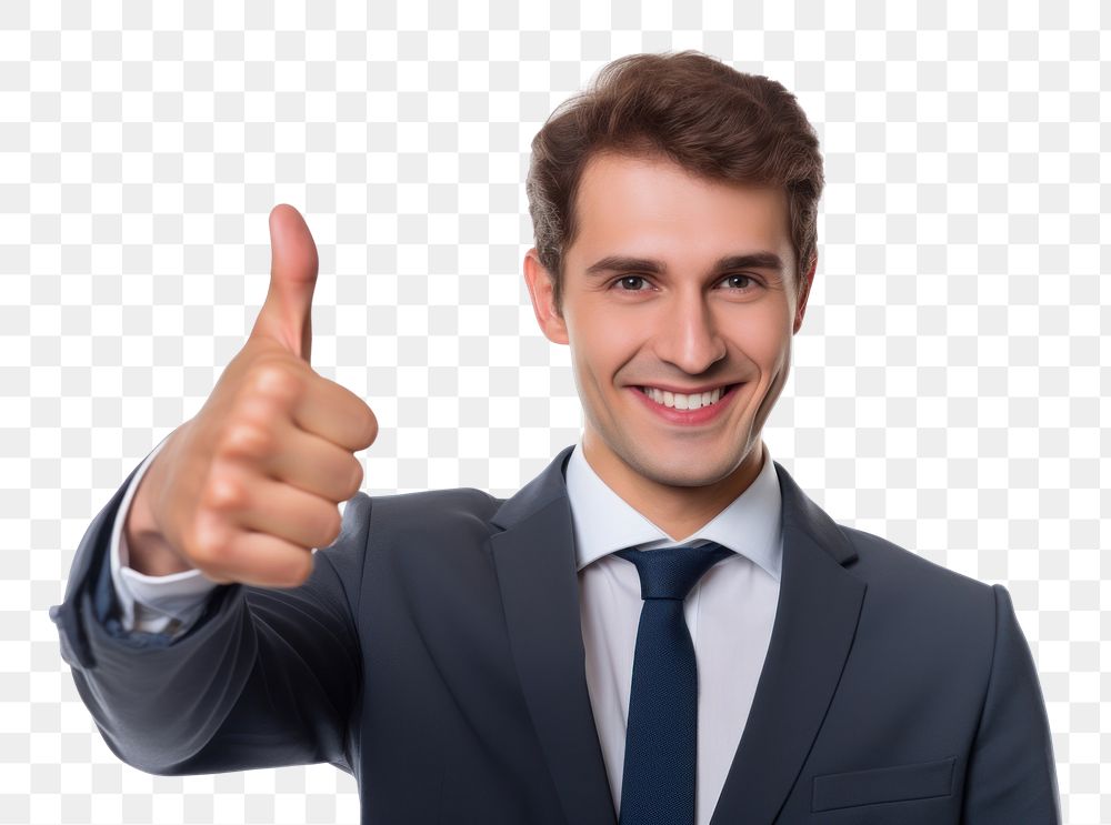 PNG  Man finger portrait smiling. AI generated Image by rawpixel.