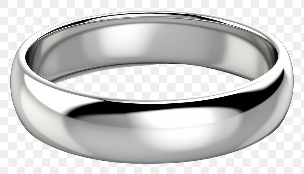 PNG  Wedding ring platinum jewelry silver. AI generated Image by rawpixel.