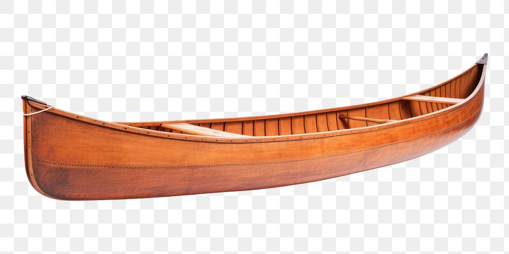 PNG Canoe vehicle boat white background. AI generated Image by rawpixel.
