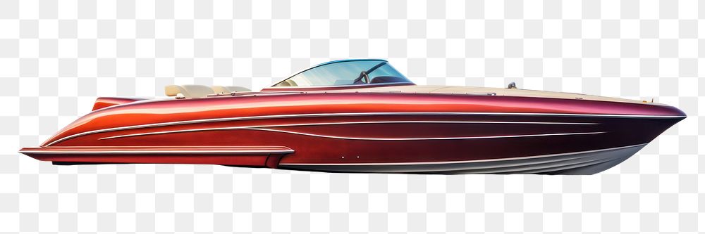 PNG Speed boat vehicle boating white background. AI generated Image by rawpixel.