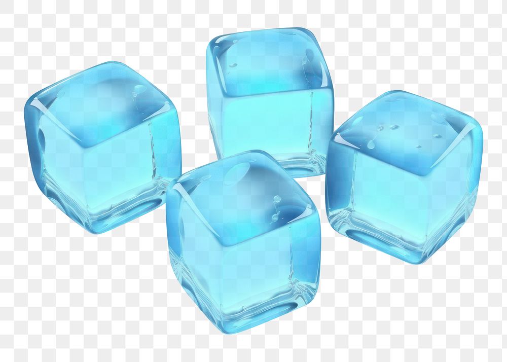 PNG Ice cubes border blue white background turquoise. AI generated Image by rawpixel.