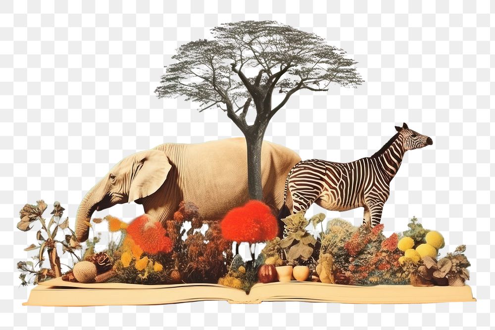 PNG Animal wildlife mammal zebra. AI generated Image by rawpixel.