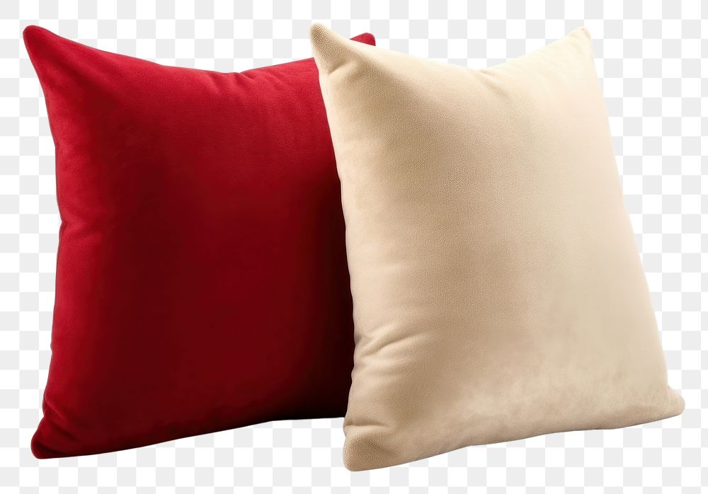 PNG  Christmas cushions backgrounds pillow white background. AI generated Image by rawpixel.