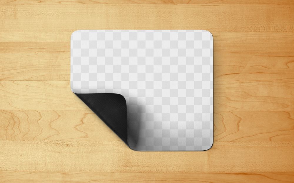 Mousepad png transparent mockup