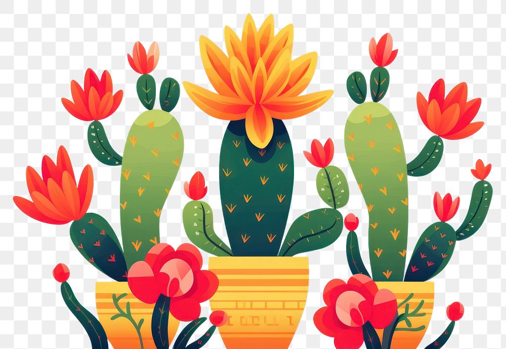 PNG Cactus plant representation creativity. AI generated Image by rawpixel.