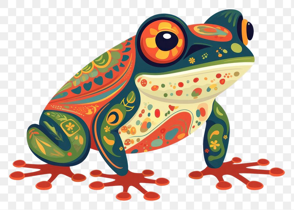 PNG Frog amphibian animal representation. AI generated Image by rawpixel.