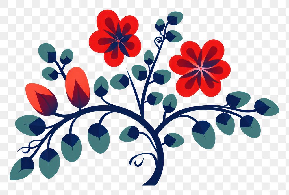 PNG Vine flower graphics pattern plant. AI generated Image by rawpixel.