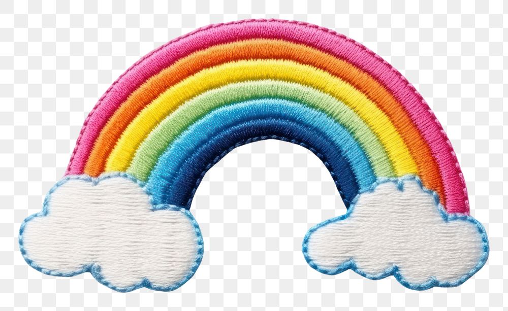 PNG Rainbow pattern cloud accessories