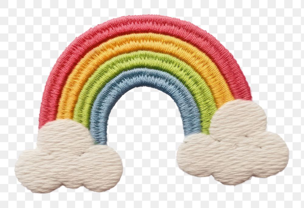 PNG Rainbow cloud art confectionery. AI generated Image by rawpixel.