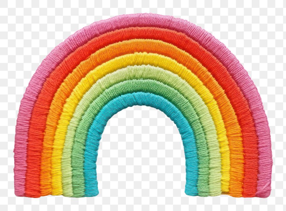 PNG Rainbow art creativity simplicity. AI generated Image by rawpixel.