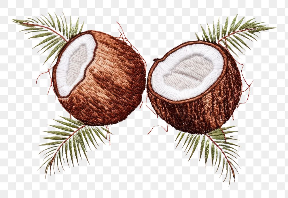 PNG Coconut plant produce sketch. AI generated Image by rawpixel.