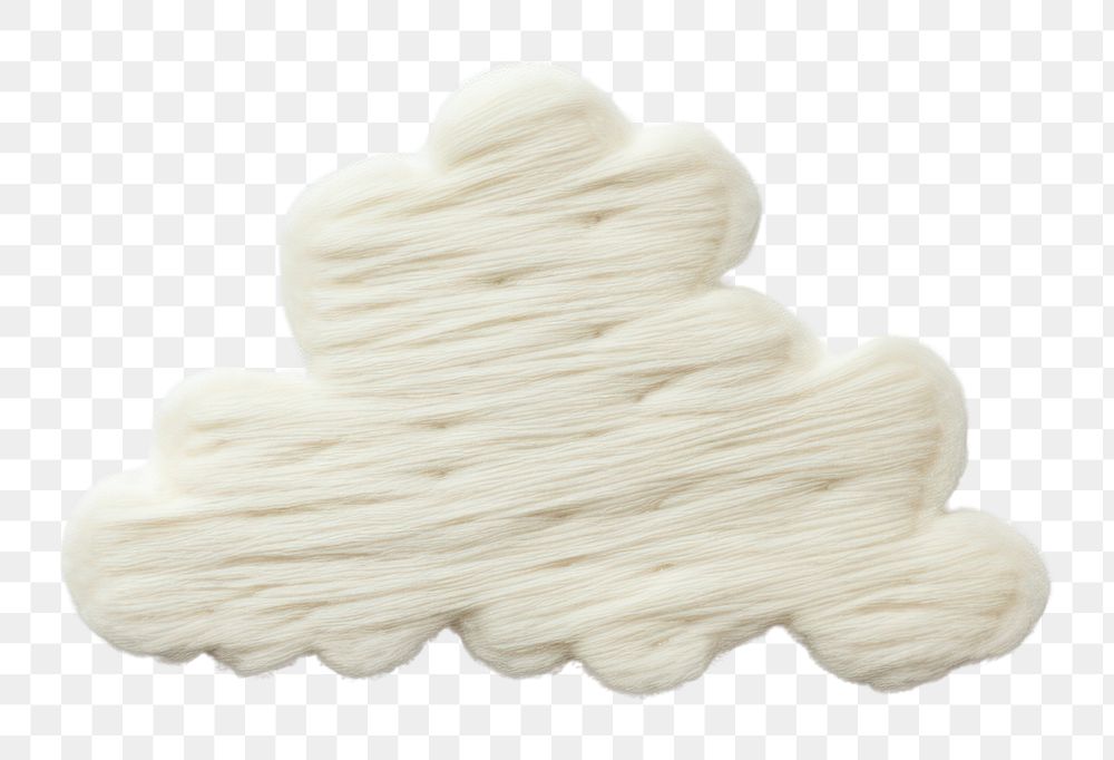 PNG White cloud wool creativity