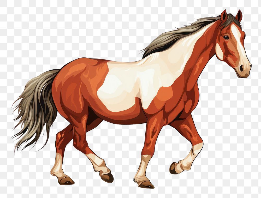PNG  Clydesdale horse stallion animal mammal. AI generated Image by rawpixel.