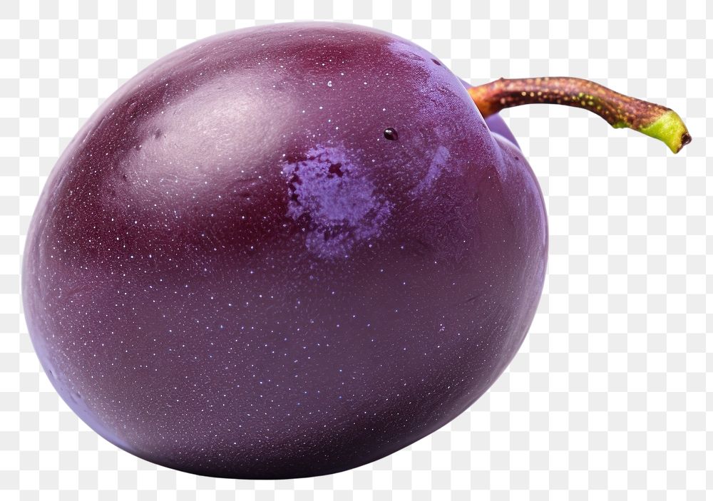 PNG  Purple plum fruit plant food. AI generated Image by rawpixel.