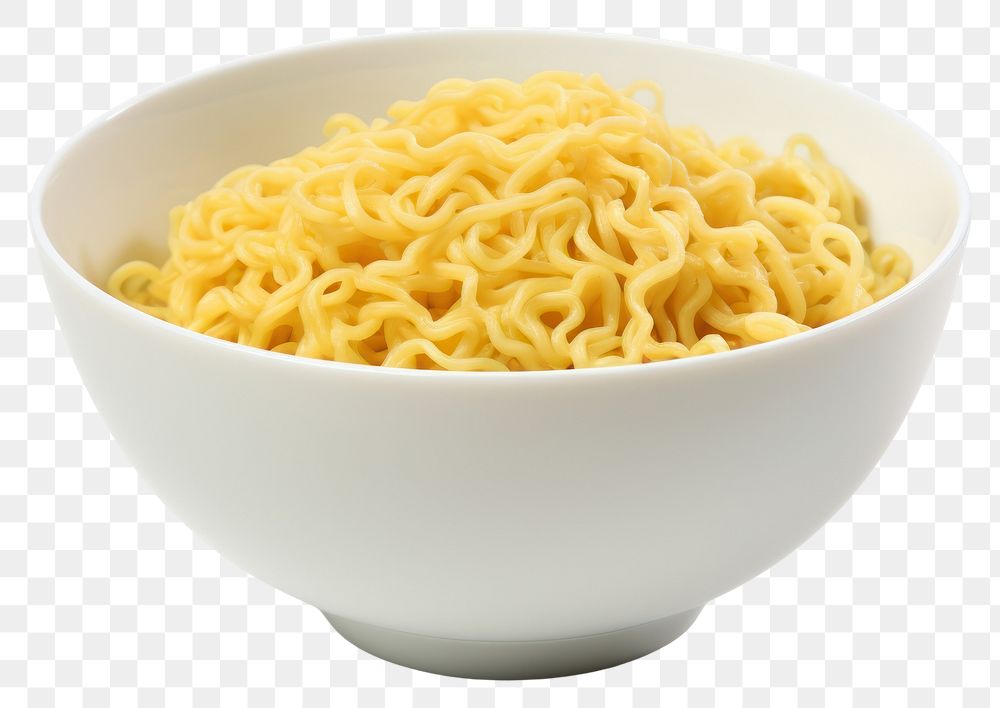 PNG  Ramen bowl noodle food white background. AI generated Image by rawpixel.