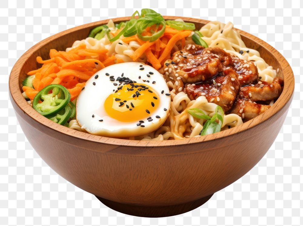 PNG  Ramen bowl noodle meal food. AI generated Image by rawpixel.