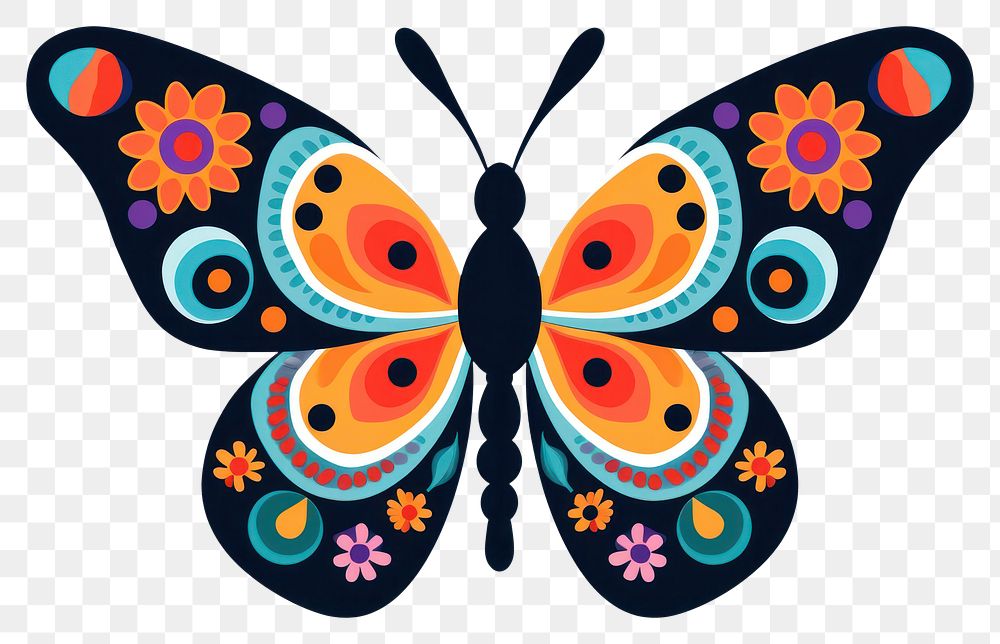 PNG Butterfly graphics pattern nature. AI generated Image by rawpixel.