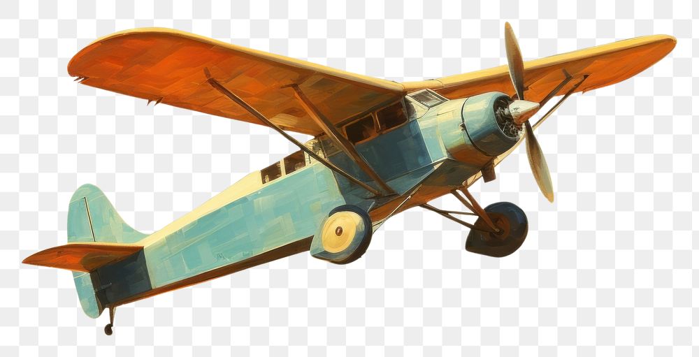 PNG Vintage plane flying aircraft airplane vehicle