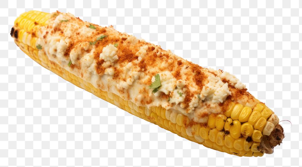PNG  Elote corn grilled food. AI generated Image by rawpixel.