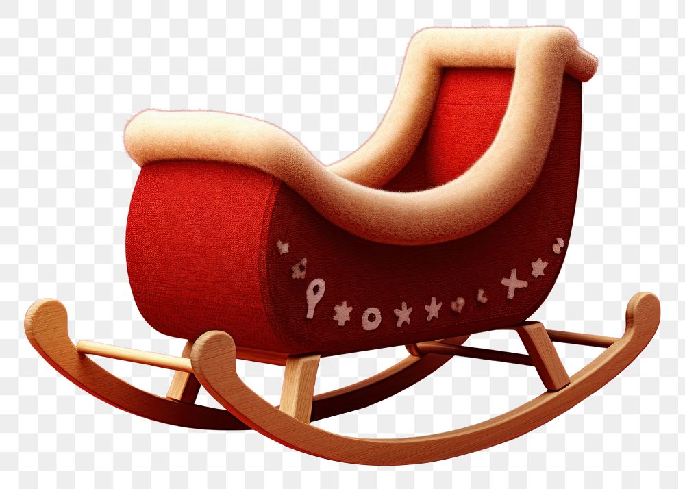 PNG Christmas sleigh furniture absence holiday. AI generated Image by rawpixel.