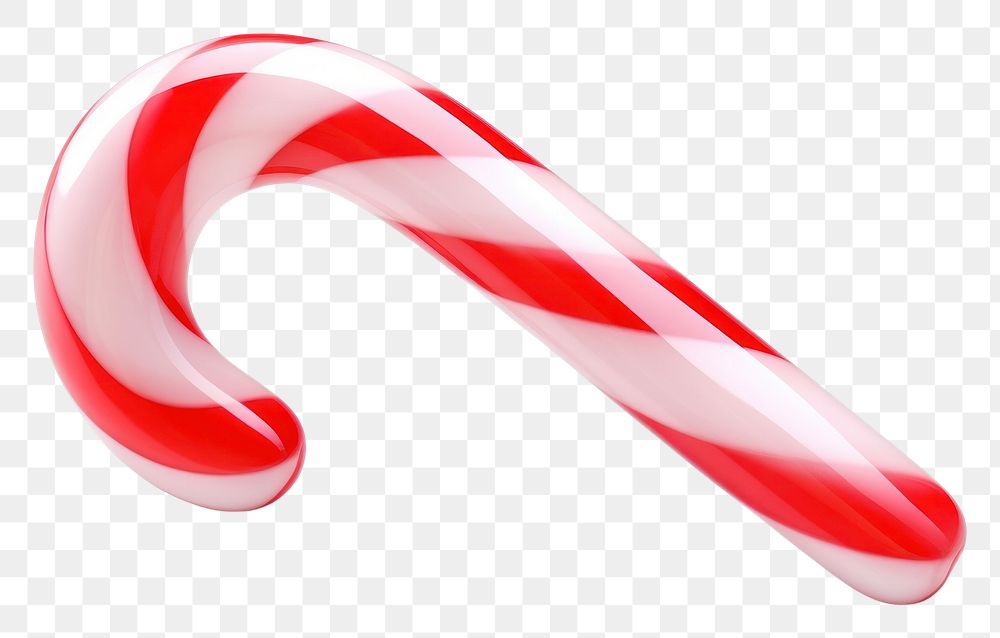 PNG  Candy cane plastic toy transparency confectionery white background appliance. AI generated Image by rawpixel.