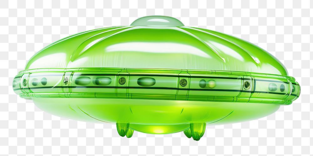 PNG Ufo green white background illuminated. AI generated Image by rawpixel.
