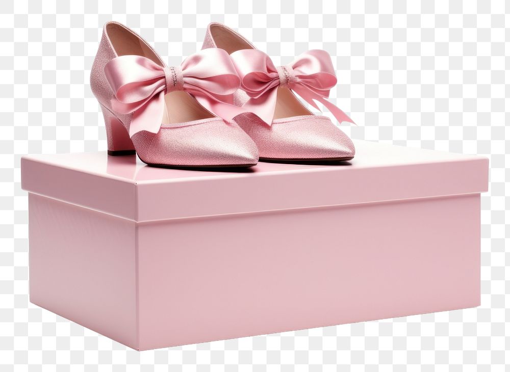 PNG Luxury shoe box footwear gift white background. AI generated Image by rawpixel.