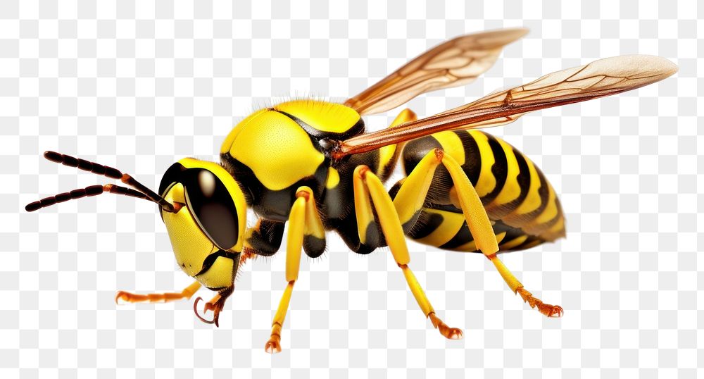 PNG  Yellow jacket wasp animal insect hornet. AI generated Image by rawpixel.