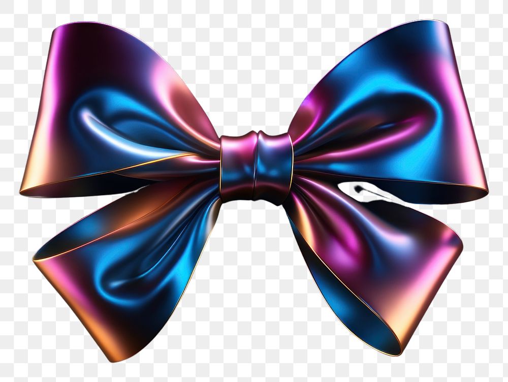 PNG Bow purple light black background. AI generated Image by rawpixel.