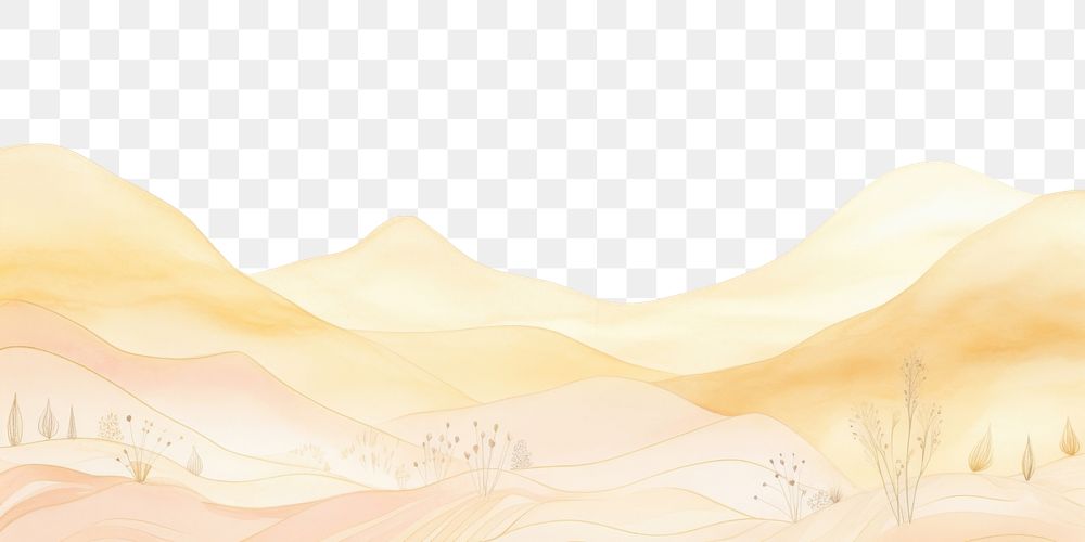 PNG  Outdoors nature desert tranquility. AI generated Image by rawpixel.