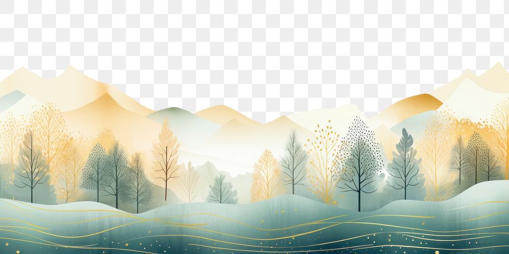 PNG  Forest landscape backgrounds outdoors. AI generated Image by rawpixel.